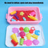 GWUIOREX Multipurpose Sensory Bin, Sand Tray with Lid, Portable Storage Box, Perfect for Sandbox, Poolside, Beach