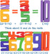 Lasoba 1-10, 30 3 Wooden Number Building Blocks, Large Digit Blocks Pcs Math Blocks Number Toys for Kids, Educational