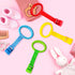 4pcs Plastic Baby Crib Pull Rings, Kids Walking Exercises Assistant Stand Up Rings for Infant Baby Toddler Practice Tool