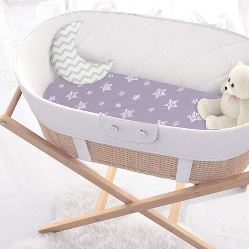 Soft Washable Changing Pad Cover for Crib & Nursing - Easy Clean Pattern