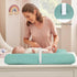2 Pack 100% Muslin Changing Pad Cover for Baby Girls Boys, Cotton Fitted Baby Diaper Changing Table, Soft