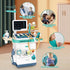 Sotodik 26 Set 3 Doctor Kit for Kids Accessories Pretend Medical Station for Boys & Girls Mobile Cart with Stethoscope