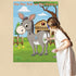 FEPITO Pin The Tail on The Donkey Party Game with 24 Pcs Tails | Kids Birthday Party Decorations | Carnival Circus
