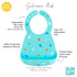 6-24 Bumkins Bibs, Silicone Pocket for Babies, Baby Bib for Girl or Boy, for Months Up to Toddler, Essential Must Have