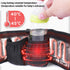 Sunisfa 47.3x12.1cm USB Dual Bottle Warmer, Portable Baby Bottle Warmer USB Milk Heat Keeper for Car, Constant