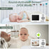 HelloBaby 2 2.4'' 1000ft Monitor with Cameras, Portable Travel Screen Baby Monitor No WiFi, Long Range Video Baby