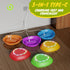 Scvcid 6pcs 2 3 4 5+ Rechargeable Stepping Stones for Kids, Music and Light Up Non-Slip Balance Sensory Toys