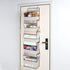 Univivi Over The Door Organizer, Wall Mount Hanging Organizer with Large Compartments and Mesh Side Pockets