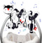 XIXILAND Black and White Musical Car Seat Toys - High Contrast Infant Stroller Toys for Newborns 0-6 Months