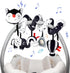 XIXILAND Black and White Musical Car Seat Toys - High Contrast Infant Stroller Toys for Newborns 0-6 Months