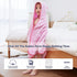 MICHLEY Animal Face Hooded Baby Towel Cotton Bathrobe for Boys Girls Light Pink 0-6 Year