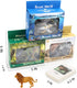 36 Small Animal Figurines, Learning & Education Toys, Realistic Dinosaur Zoo Jungle Safari Figures