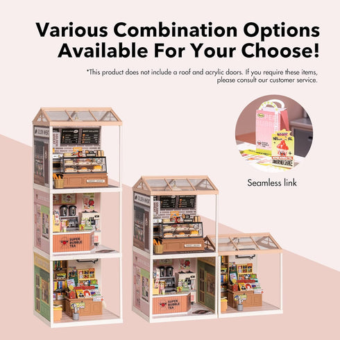 Super Creator Mini Blocks Model Building Set - Miniature Plastic House Kit for Teens 8-12, DIY Crafts for Adults