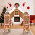 7 43 51 Bucherry Pcs Gingerbread Playhouse Christmas Gingerbread House Decorations Christmas Cardboard Castle