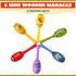 JOYIN Cinco De Mayo 6 PCS Mini Wooden Maracas for Kids, Mexican Fiesta Party Favors and Noisemakers
