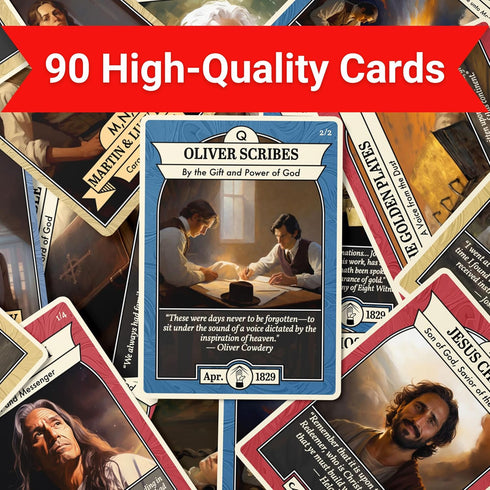 Latter-Day Saints Volume I: Beginnings | 90 Cards | Over 300 Trivia Questions | Cards for Collecting and Playing | 1-4 Players | Explore Early Church History