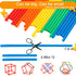 RAINBOW TOYFROG Building Straws and Connectors - 300 Pcs STEM Blocks Construction Toys for Boys & Girls