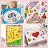 JKSJHEZO 12 1596Pcs 3D Sheets Gem Stickers Colorful Sparkle Craft Supplies, Bright Rhinestone Stickers, Self-Adhesive