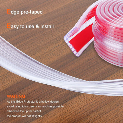 Proofing16.4ft (2.75" HOMREALM Baby Long Wide) Corner Guards Furniture Corner & Edge Safety Bumpers Corner Covers