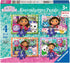 Ravensburger Gabby’s Dollhouse Jigsaw Puzzles for Kids - Age 3 Years Up, 4 in a Box (12, 16, 20, 24 Pieces)
