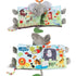 0-6 6-12-18 1-2 Elephant Touch and Feel Baby Books Toys Months, Loveys Crinkle Books for Babies,Infant Toys Months Year