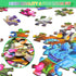 Puzzles for Kids Ages 4-10 - 100 Piece Big Dinosaur Floor Jigsaw Puzzle for Educational Learning Toys