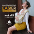 BabieBoo 8-30 lbs, Baby Sling Carrier Newborn Nursing, Toddler Carrier with Safety Buckle, Knob Tech Baby Closer