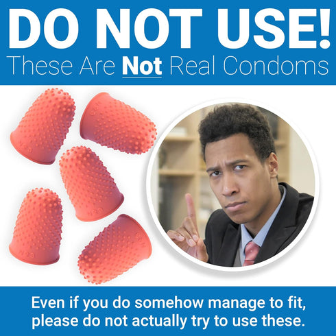 2 Pack Hilarious Extra Small-Condoms Gag Gift by Witty Yeti. Funny Christmas-Stocking Stuffer or White Elephant Idea.