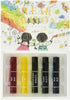 KOKUYO KE-AC26 Transparent Crayons, 5 Colors