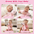 16 Inch Pro Goleem Baby Girl Gifts Elephant Security Blanket with Stuffed Animal Snuggle Toy Lovey Soft Lovie Baby