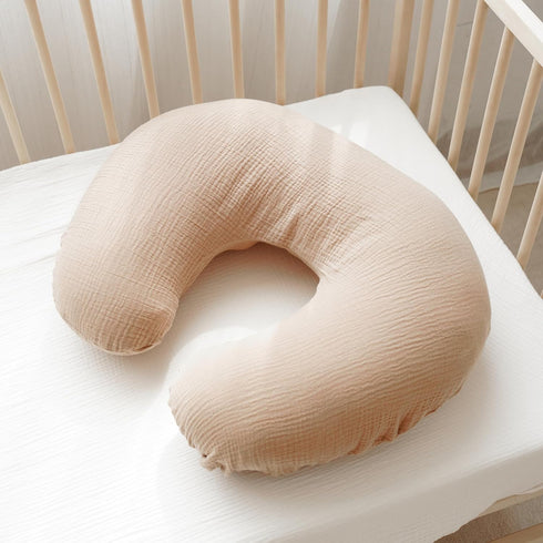 100% Konssy Muslin Nursing Pillow Covers, Cotton Soft & Adorable Covers for Breastfeeding Pillows, Slipcovers