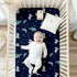 Pack 2, 52x28x8 Inches Rajlinen Crib Fitted Sheet of Microfiber Baby Sheets for Standard Crib and Toddler Mattress