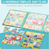 ASTARON Magnetic Puzzles for Toddlers, 25-30-42 pieces Traffic Learning Magnet Puzzles for Kids Birthday Gifts