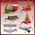 Novaluki Set 4-8, 3 4 5 6 7 8 Christmas Train for Kids, Electric Train Toy with Light and Sound, DIY Building Train