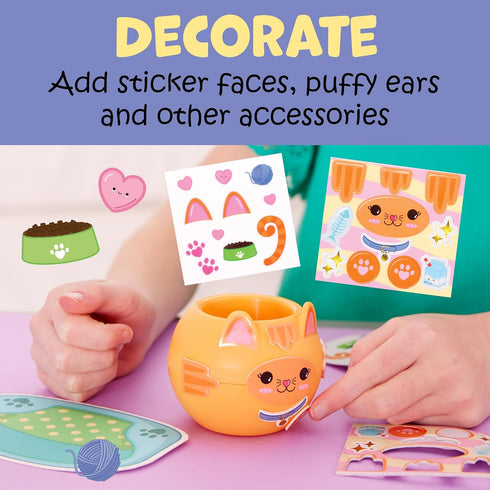6+) Creativity for Kids Plant-A-Pet: Kitty - Arts and Crafts for Kids, Mini Gifts for Girls and Spring Crafts for Kids