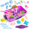 AGENTLAN Unicorn Sensory Bin, Unicorn Sensory Toys with Play Sand for Toddlers