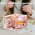 Flever Dollhouse Miniature DIY House Kit Creative Room with Loft Apartment Scene for Romantic Artwork Gift (Tranquil