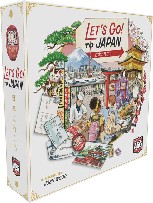 AEG Let's Go! to Japan, Strategy Card Game, Plan Your Dream Vacation, Storytelling & Travel Game, Ages 10+, 1-4 Players
