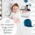 100% (52 28 inches) Rookie Humans Cotton Sateen Fitted Crib Sheet: Underwater Love. Modern Nursery, Use as a Photo