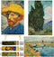 Small Jigsaw Puzzles for Adults, 150 Pieces Mini Oil Painting Puzzles, 3 Pcs with Mini Easel Included