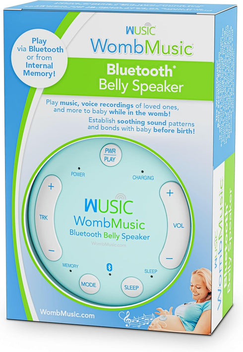 Wireless Womb Music Bluetooth Belly Speaker: Essential Pregnancy Must Haves, Perfect Gifts for Pregnant Moms, Belly