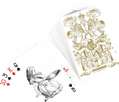 Professor PUZZLE The Queen’s Guard Giant Playing Cards - Alice in Wonderland Jumbo Cards for All Games