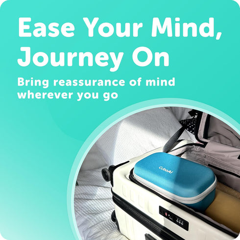 CuboAi Travel Case, Protective Hard Shell Carrying Case for Smart Baby Monitor, Mobile Stand and Accessories, Tranquil
