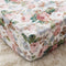 Brandream Fitted Crib Sheets for Girls 100% Organic Cotton French Country Rose