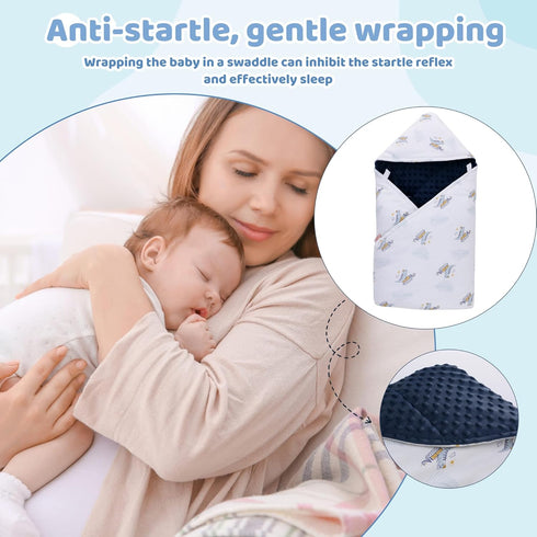 Stroller,35"x35" Baby Car Seat Blanket-Universal Car Seat Covers,Warm Swaddle Blankets for Infants Newborn,Boys