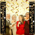 2 Pieces Black and Gold 65th Birthday Party Decorations, Cheers to 65 Years Banner for Men and Women