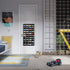 Storage Case for 80 Hot Wheels Matchbox Cars, Double-sided Hanging Display Case Fits 80 Toy Cars (Black)