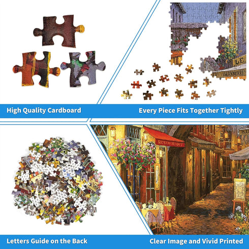 1000 Piece Puzzle for Adults Venice Puzzles for Adults 1000 Pieces Blooming Streets Jigsaw Puzzles 1000 Pieces Venice Street with Flowers Puzzle 1000 Pieces Venice Scene 1000 Piece Puzzle 1000 Puzzle