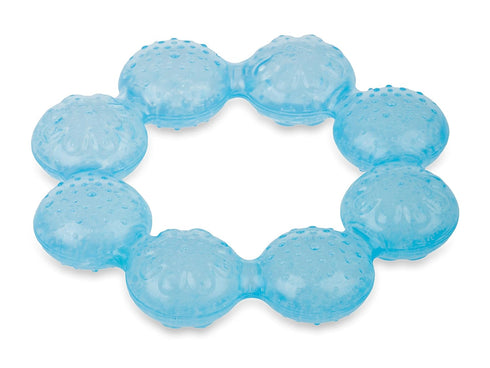 1 Count Nuby IcyBite Soother Ring Teether, Colors May Vary