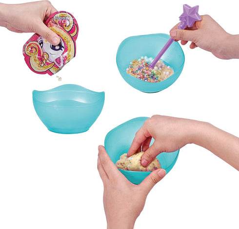 Oosh Potions DIY Slime Kit (Teal) by ZURU - Magical Fluffy Putty with Sparkles, Beads, and Glitter for Kids 6+